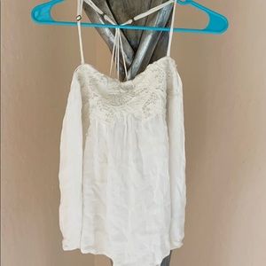 white Roxbury cute tank top